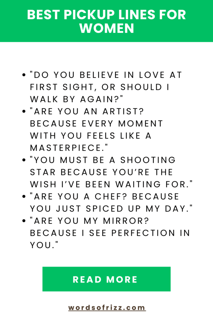 Best Rizz Pickup Lines To Break The Ice And Impress Anyone 4 Best Pickup Lines For Women