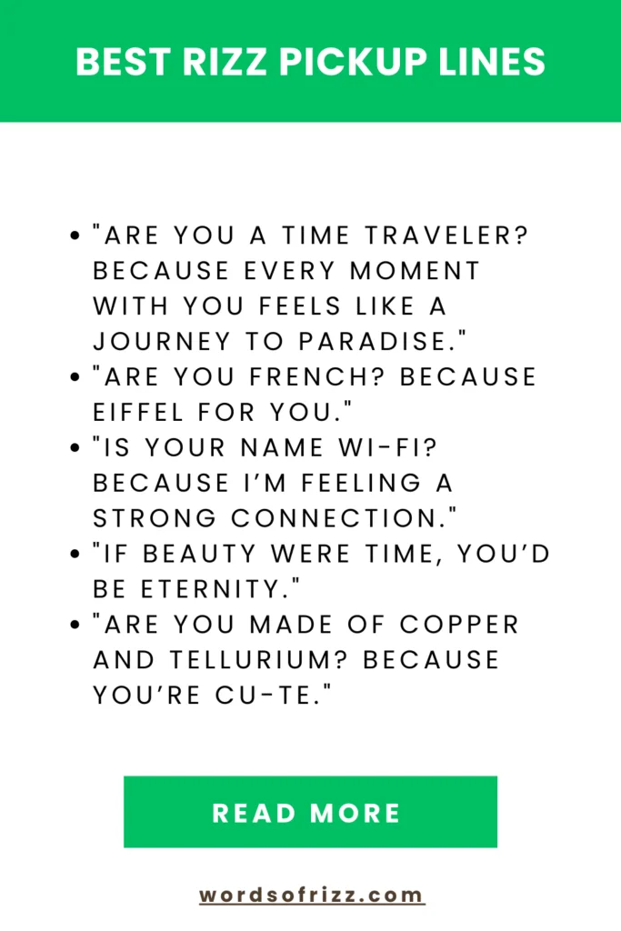 Best Rizz Pickup Lines To Break The Ice And Impress Anyone 2 Best Rizz Pickup Lines