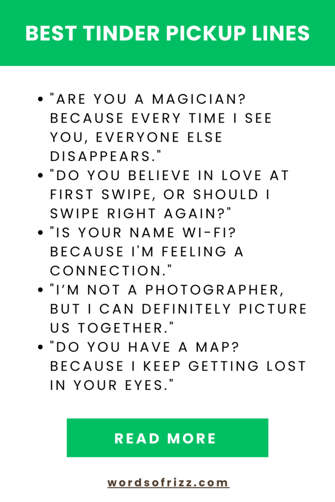 Get More Matches with These Tinder Rizz Pickup Lines In 2025 2 Best Tinder Pickup Lines