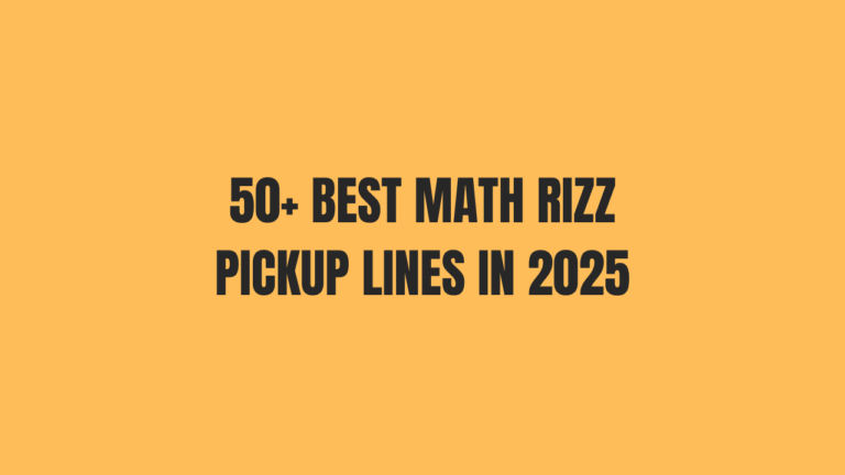 Math Rizz Pickup Lines