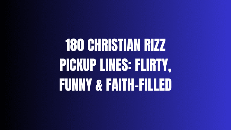 Christian Rizz Pickup Lines