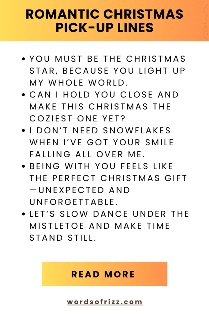 Best 180 Christmas Rizz Pickup Lines to Sleigh Your Flirt Game 5 Romantic Minecraft Pick-up Lines